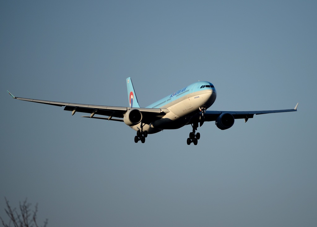 KOREAN A330-323 着陸