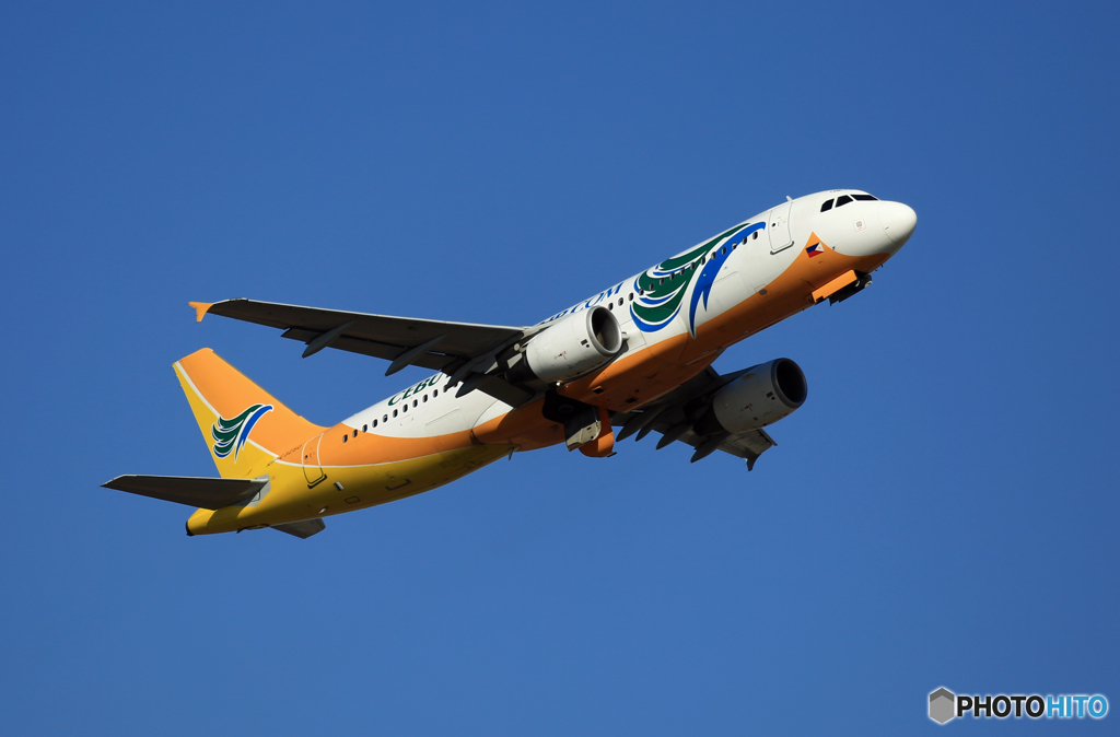 CEBU A320-214 RP-C3250 出発 