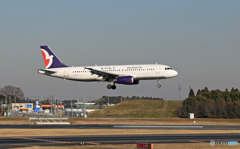 Air Macau A320-232 B-MCB 着陸 