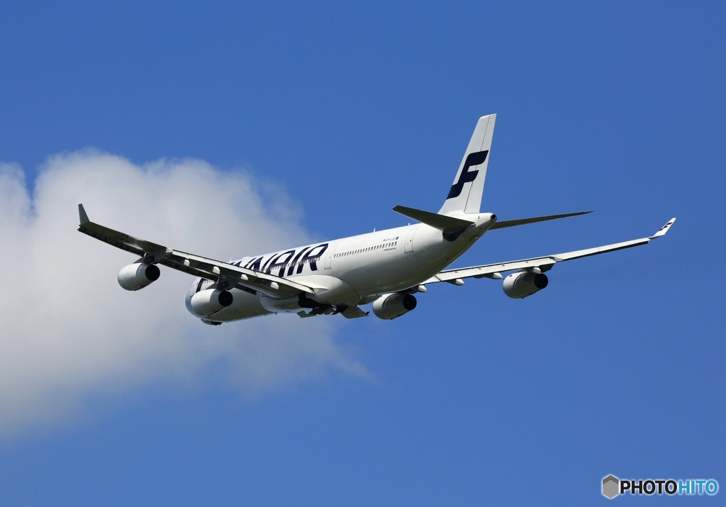 FINNAIR A340-313 OH-LQC 離陸