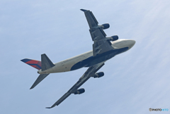 DELTA 747-400 N662US  出発 