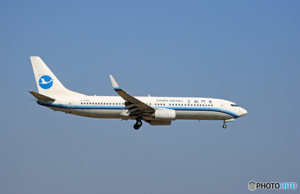 到着 xiamen 737-800 B-5458