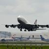 離陸（9-1）Lufthansa 747-430[a]