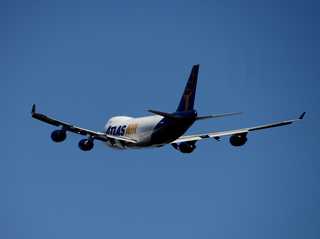 ATLAS 747-400F 離陸
