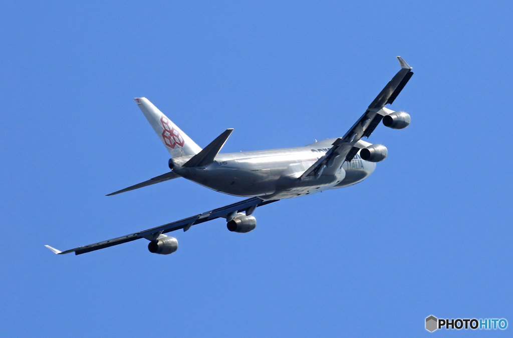 Cargolux 747-4R7F LX-TCV離陸  