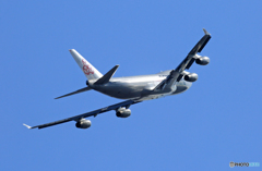 Cargolux 747-4R7F LX-TCV離陸  