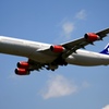 出発　SAS A340-300