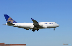 「すかい」 UNITED 747-400 N181UA Landing