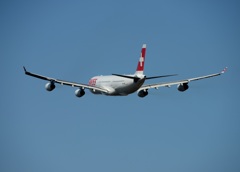 SWISS A340-313 離陸