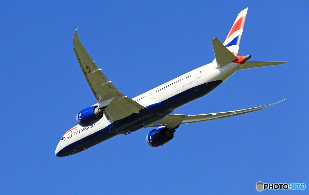 「そらー」 British 787-9 G-ZBKD