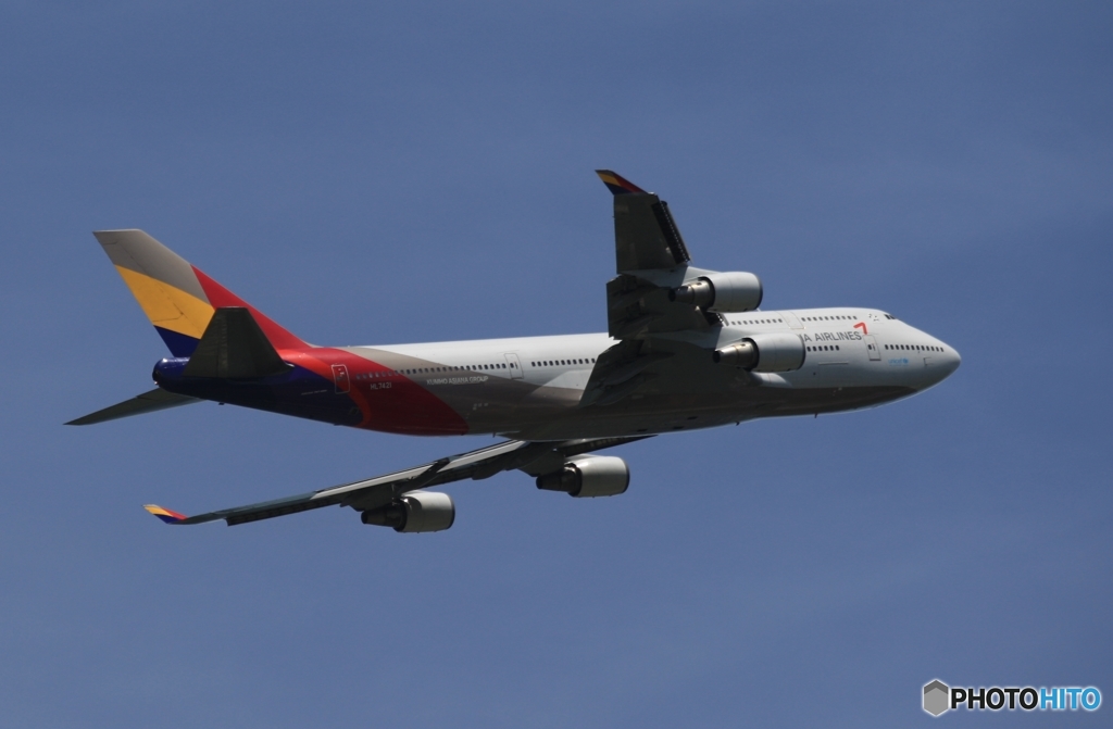 出発　Ashiana ７４７ジャンボ機