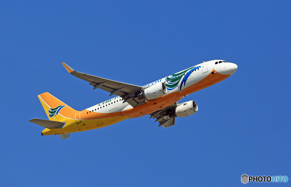 CEBU A320-214 RP-C4104 出発 