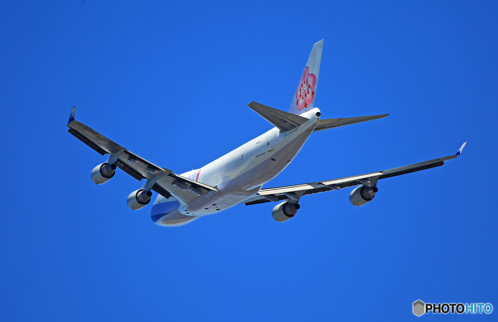 「ぶるー」 China 747-400 B-18721離陸