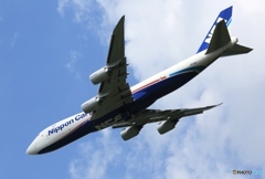 離陸　NCA 747-8KZF 