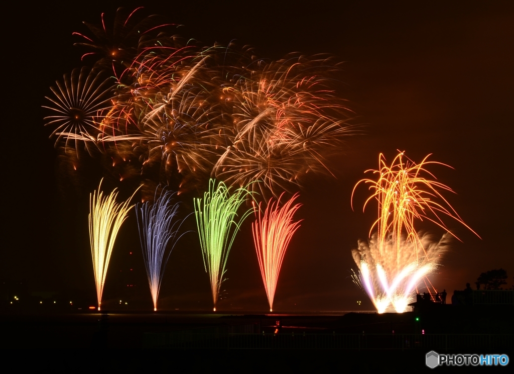 ☮　休憩タイム（75）花火　☮　