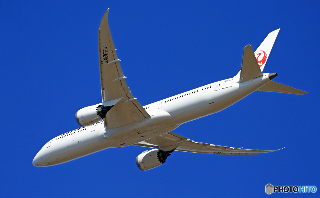 離陸 JAL 787-9 JA862J