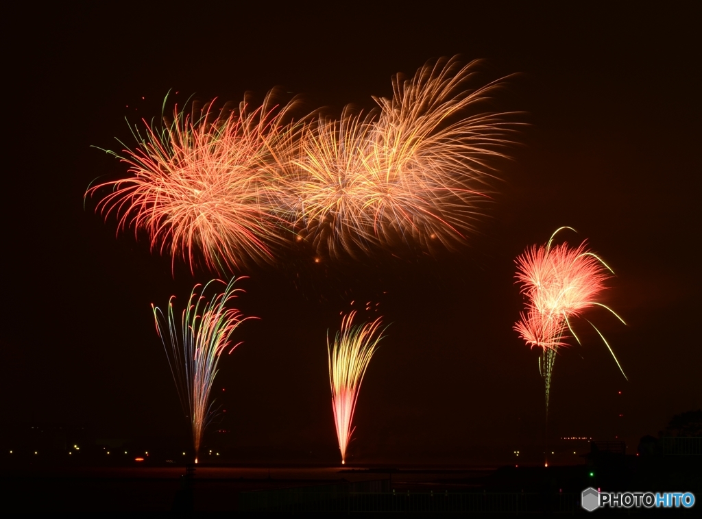 ☮　休憩タイム（156）花火　☮　