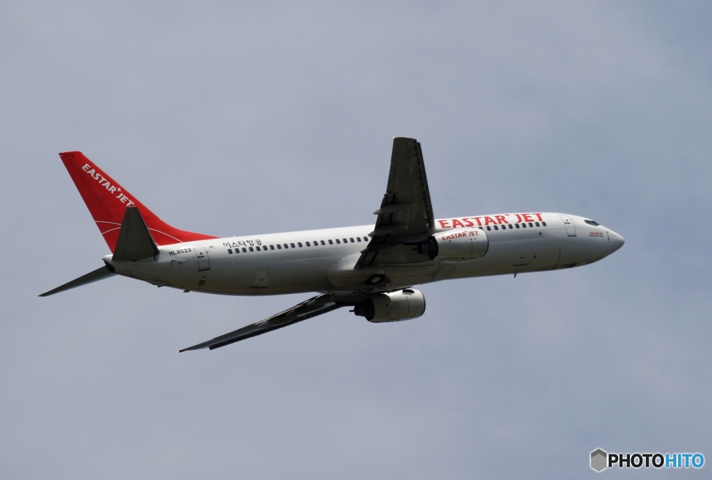 出発　EASTARJET 737-86N