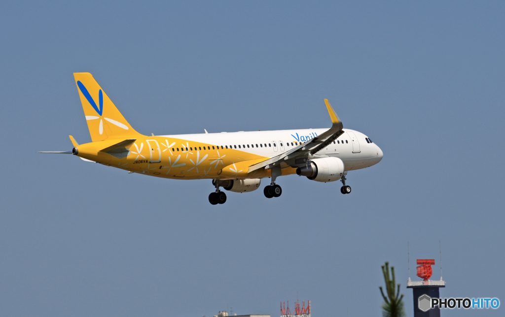 着陸 Vanilla A320-214 A320-214 JA06VA