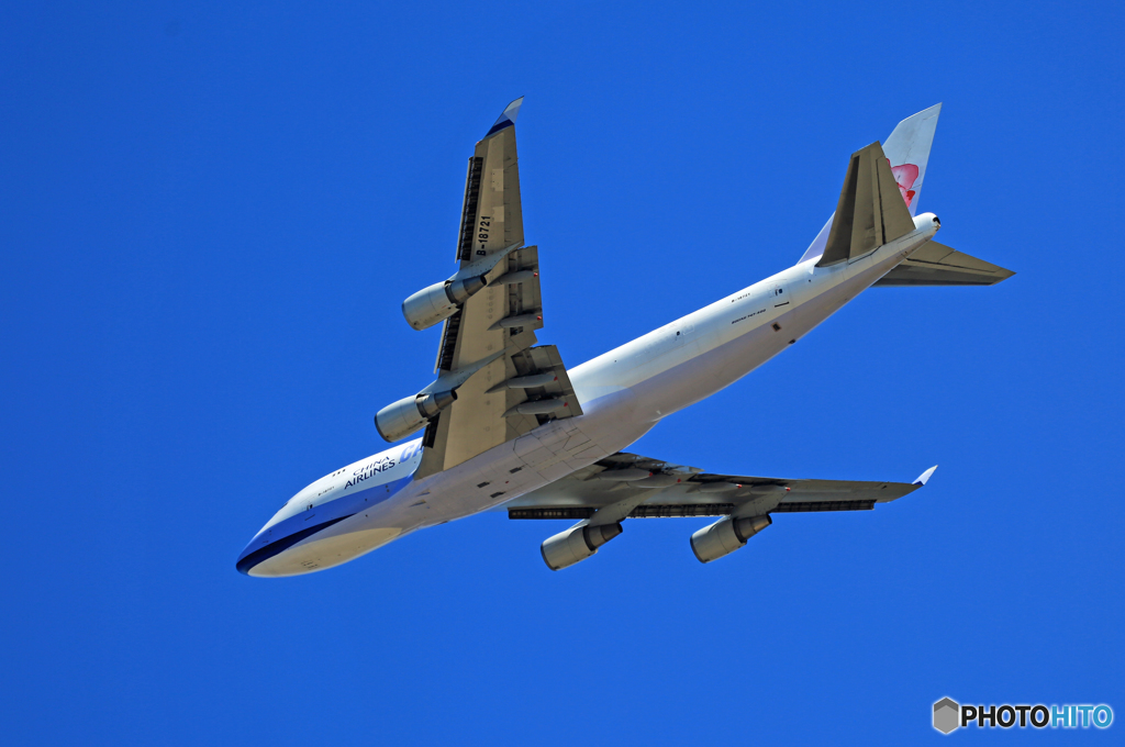 　「すかい」 China 747-400 B-18721飛び立ち 