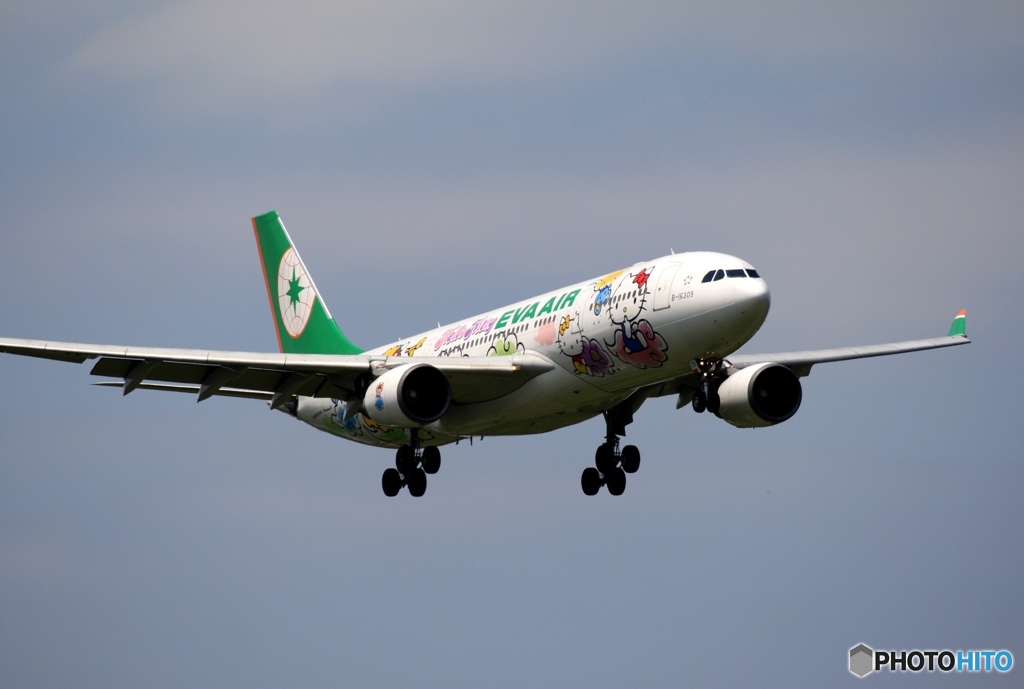 EVA A330-203 着陸　