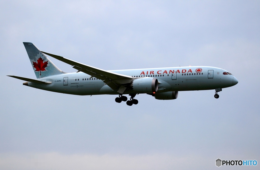 AIR CANADA 787-8 到着　
