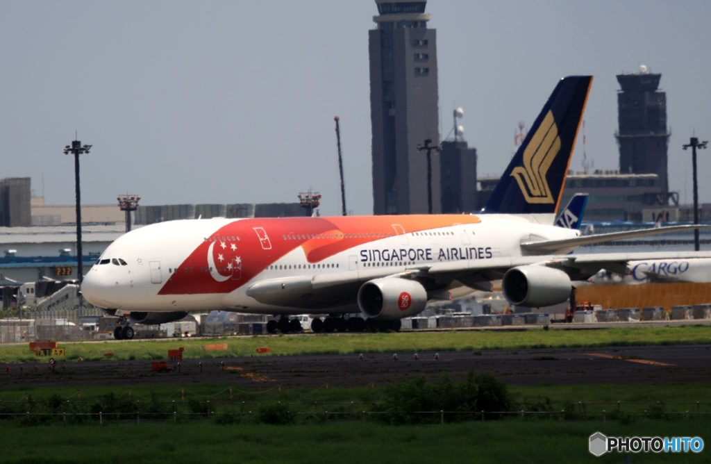 シンガポール建国50周年・特別塗装A380-841 9V-SKI