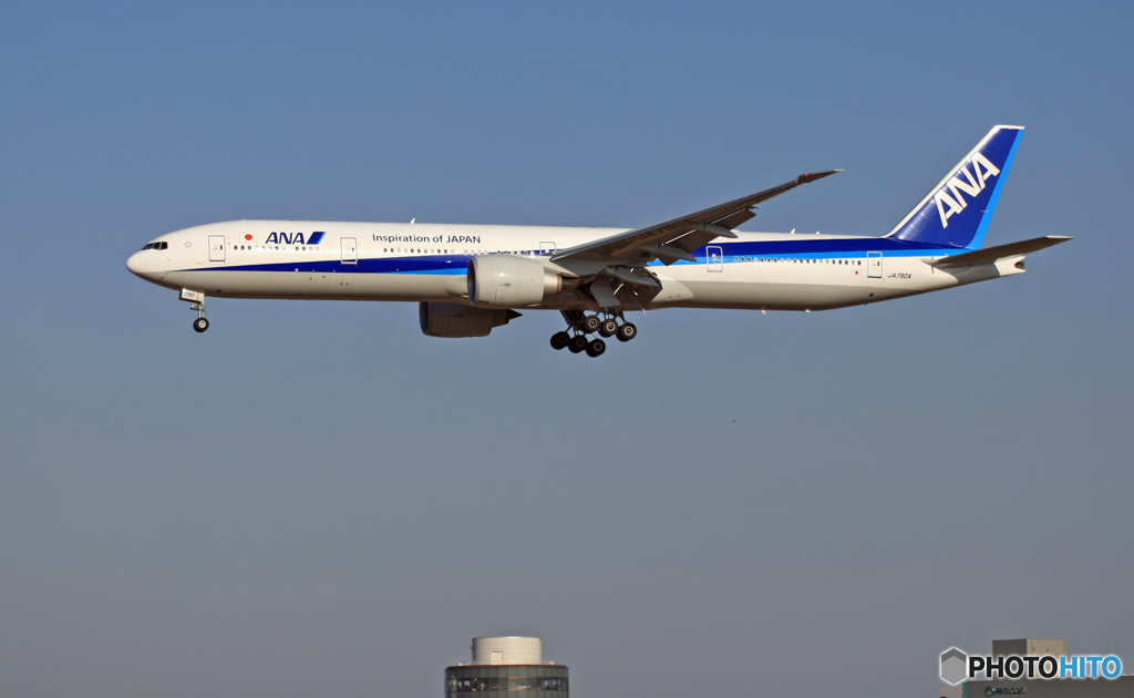 ANA 777-381 JA790A 到着 
