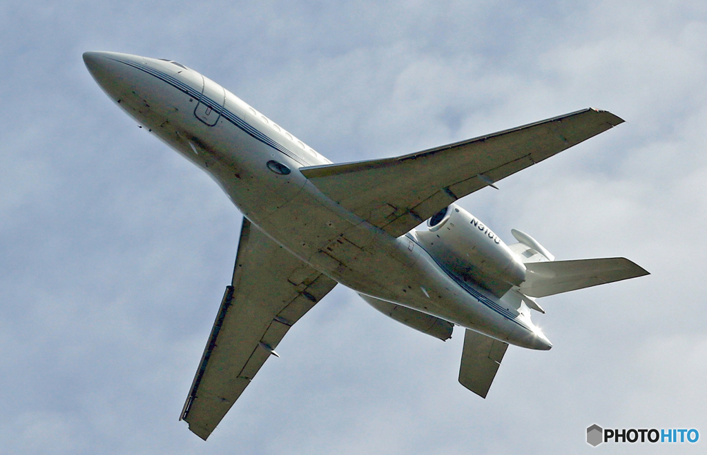 Private:Dassault Falcon 2000EX N310U 出発 