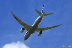 出発　ANA 787-8 JA834A