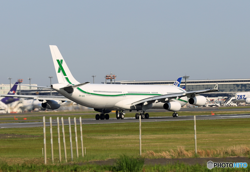 ☀Air X C A340-312 9H-BIG 離陸