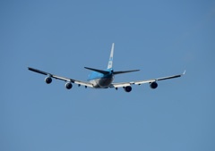KLM 747-400 飛び立ち