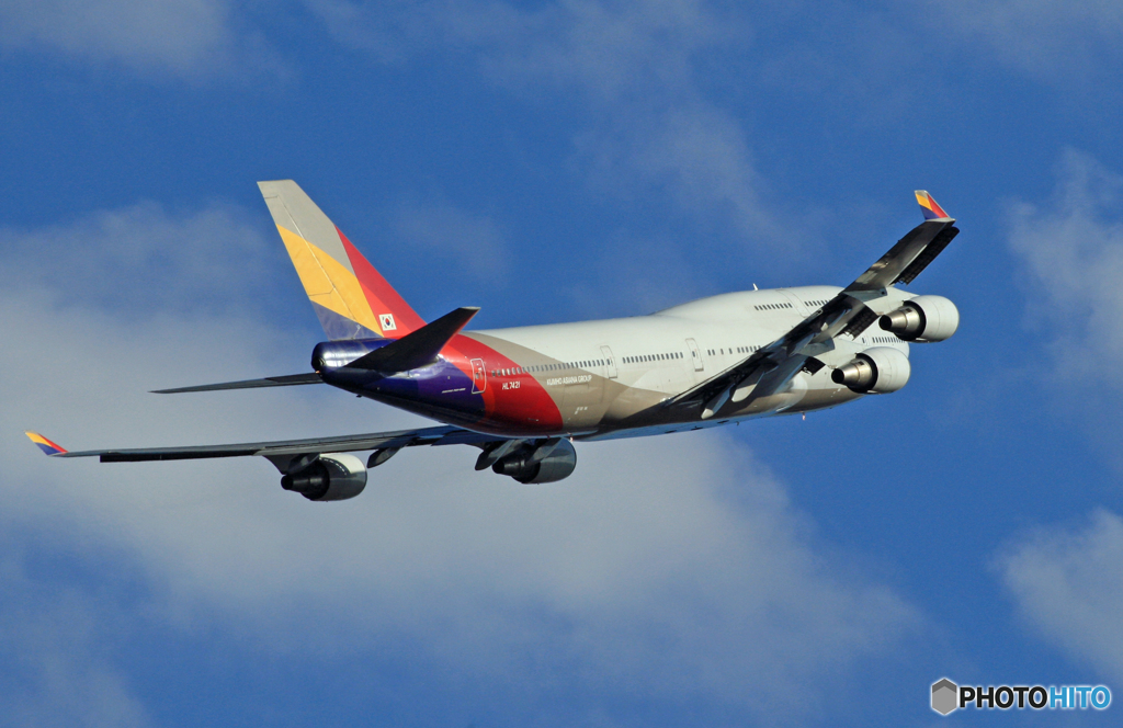 出発 ASIANA 747-400 HL7471