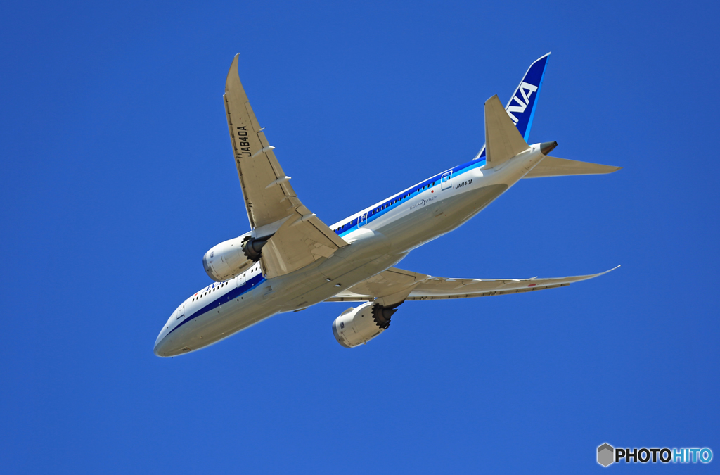 「そらー」 ANA 787-8 JA840A離陸