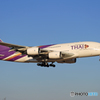 着陸☀THAI A380-841 HS-TUF