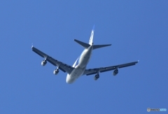 NCA 747-400 JA07KZ 出発　