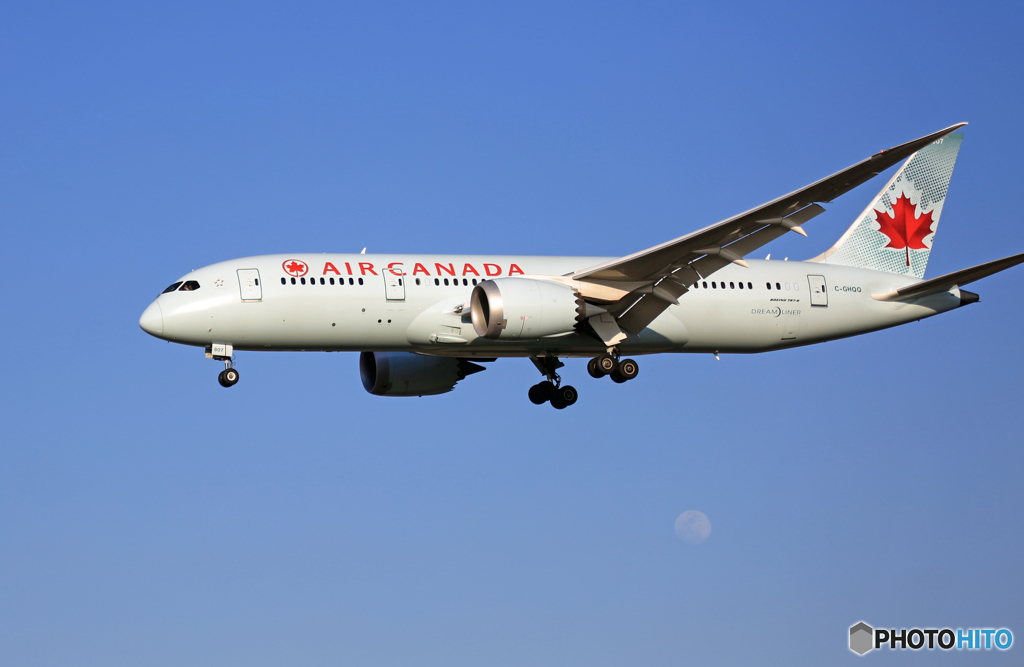 Air CANADA  787-8 C-GHQQ 着陸 