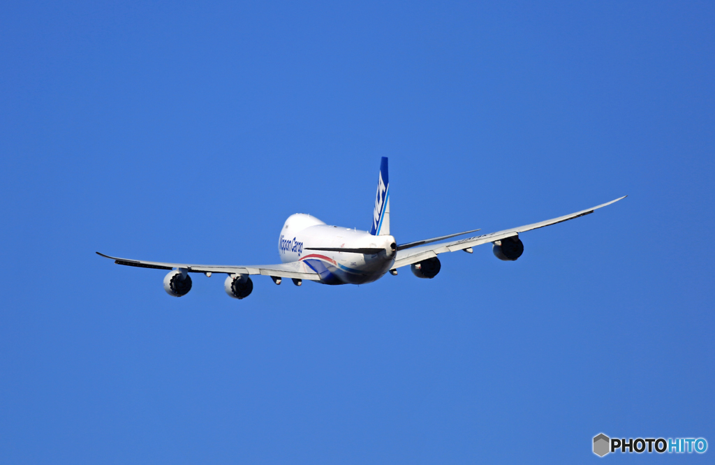 「空色」 NCA 747-8KZF JA14KZ Takeoff 