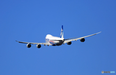 「空色」 NCA 747-8KZF JA14KZ Takeoff 