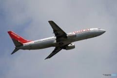 飛行　EASTARJET 737-86N 