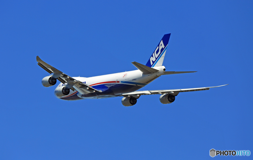 NCA 747-8KZF JA14KZ 出発  