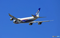 NCA 747-8KZF JA14KZ 出発  