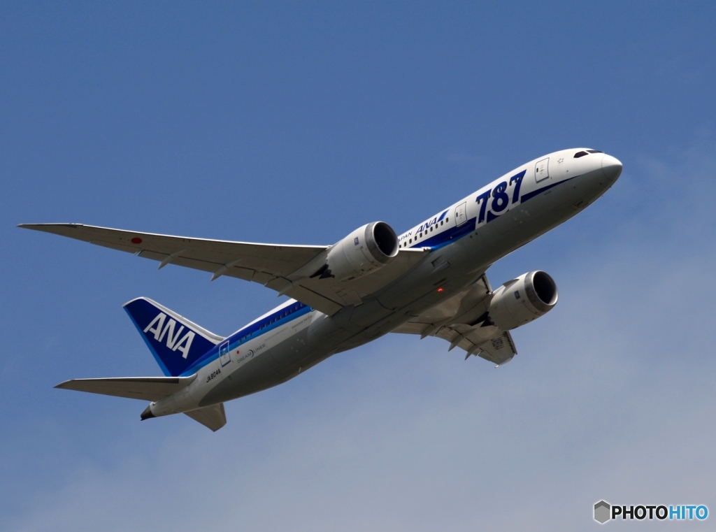 飛行　ANA 787-8 