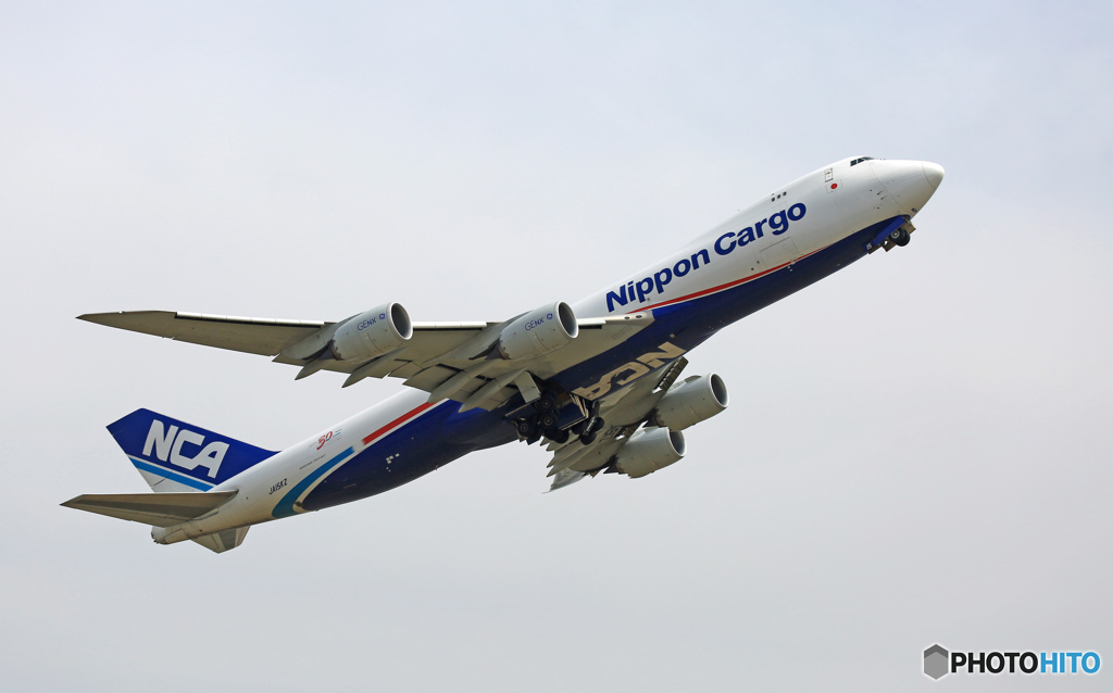 NCA 747-8KZF JA15KZ 離陸 