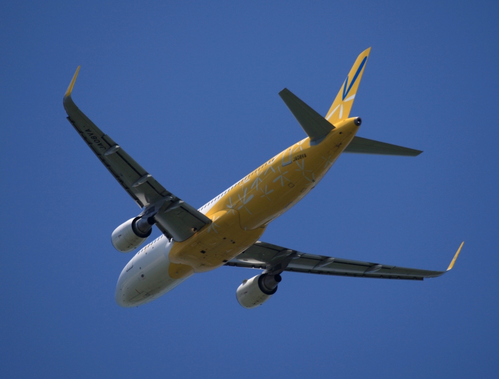 Vanilla A320-200 出発　