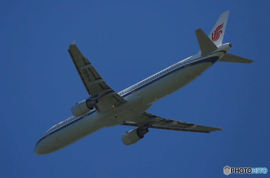 離陸　Air China A321-200