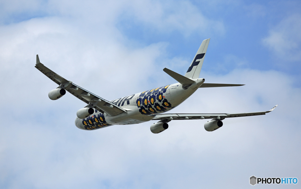 Finnair A340-313 OH-LQD 離陸 