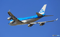 KLM 747-400 PH-BFF 飛行 