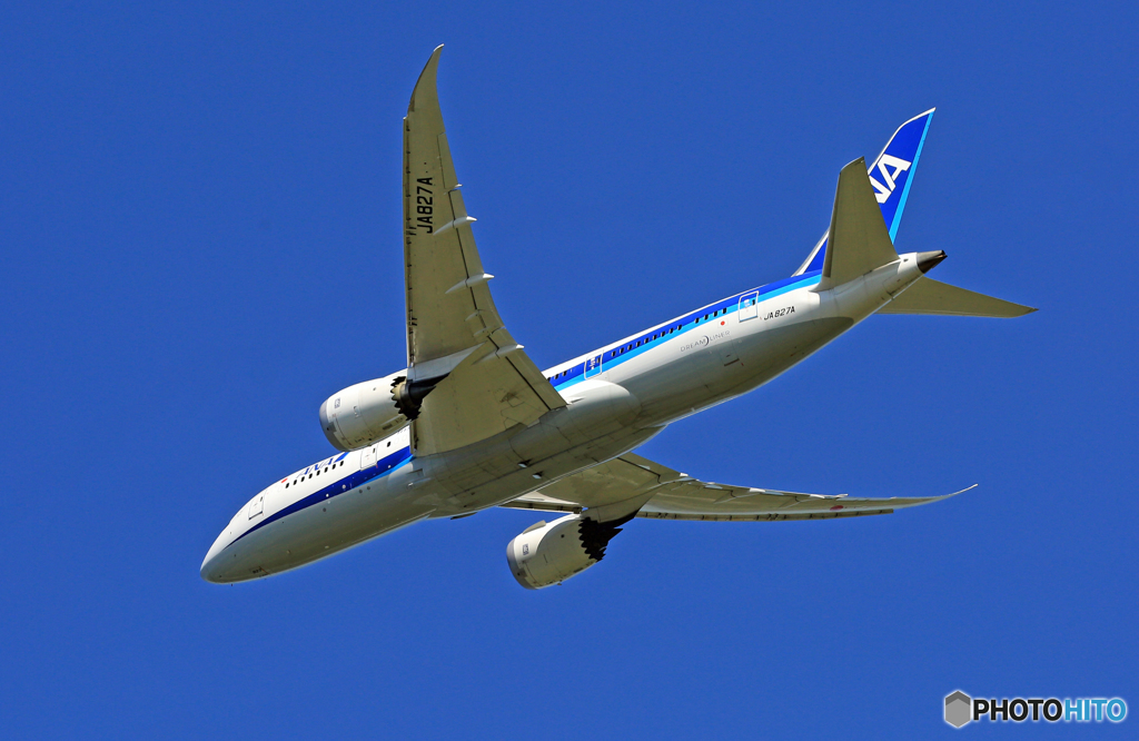 「青空」 ANA 787-8 JA827A 出発  