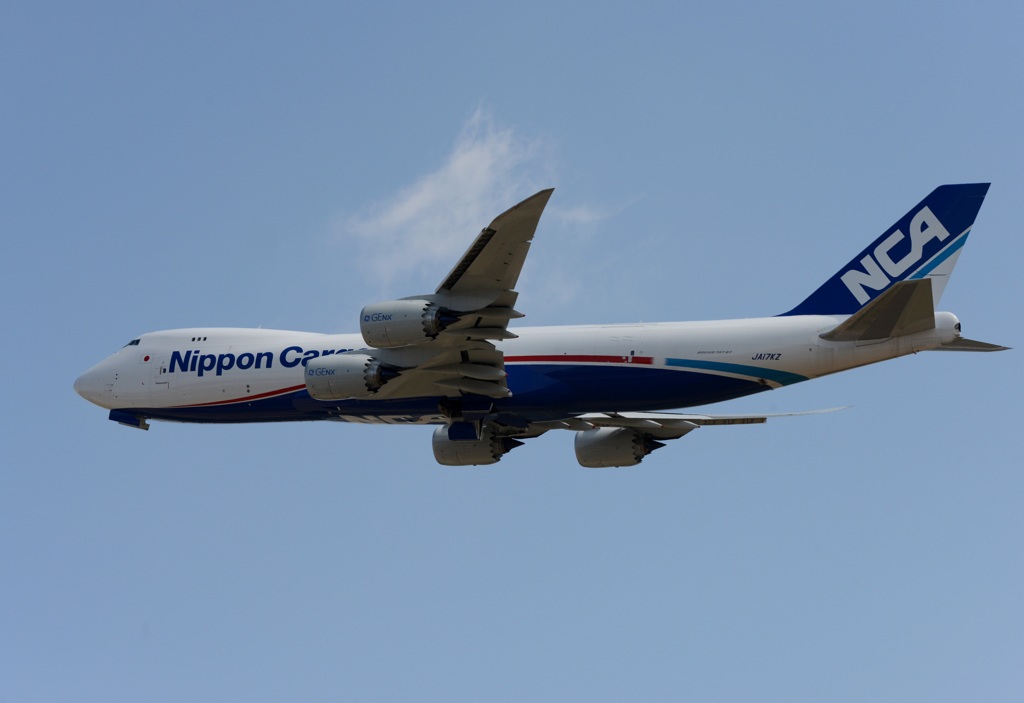 NCA 747-8F 飛行